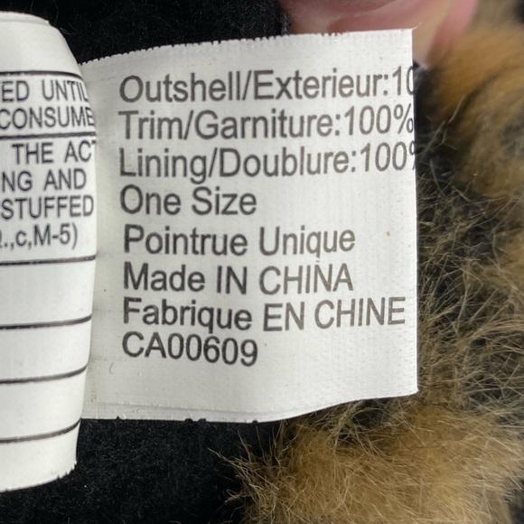 Jessica Quilted Gloves Nylon Poly Sz 7-8 Faux Fur Trim Thinsulate - Picture 6 of 7